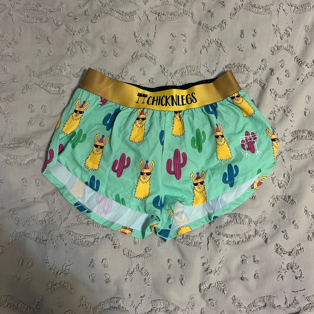 Chicken legs running shorts